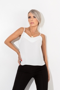 Blusa Básica Off White